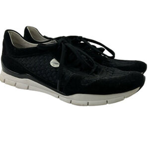 Geox Women's Black lace up sneakers size 40